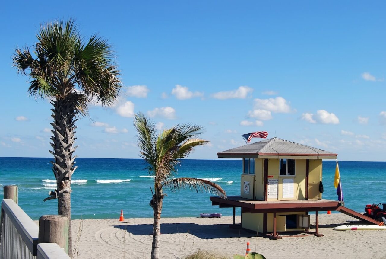 miami, florida, beach view