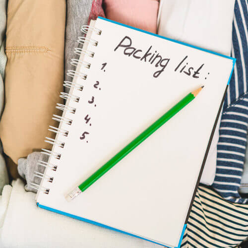 packing checklist for relocation